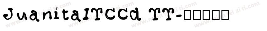 JuanitaITCCd TT字体转换